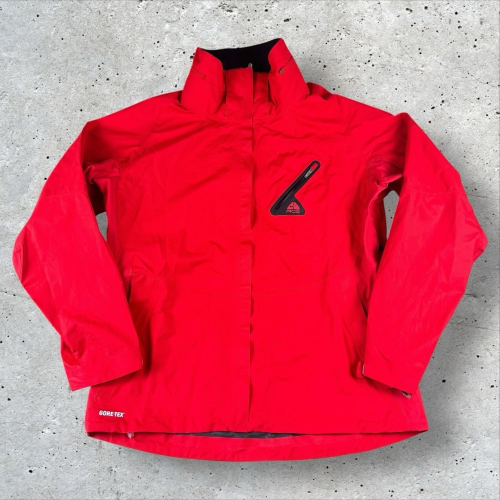 Nike ACG Gore-Tex Jacket Fitstorm Red Sz‎ 2XL Ski Snowboard Rain Misery Ridge